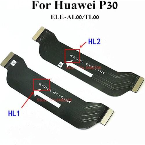 100% Original For Huawei P30 ELE-AL00/TL00 USB Motherboard Connector mainboard Data transfer Ribbon Flex cable Replacement Parts