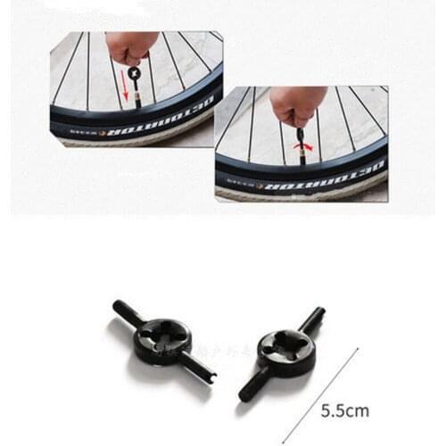 2pcs Cycling Bike Inner Tube Spanner Bicycle Valve Key Tube Spanner Wrench Tire Repair Tools Mountain Bikes Nozzle Inner Tube