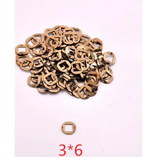 200pieces/lot Single Layer Hairdressing Scissor Accessory Stainless Steel Washers size 3*6mm Rondelles Couche