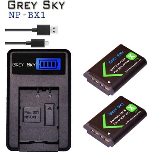 2x For SONY NP-BX1 npbx1 np bx1 Battery For Sony FDR-X3000R RX100 RX100 M7 M6 AS300 HX400 HX60 WX350 AS300V HDR-AS300R FDR-X3000