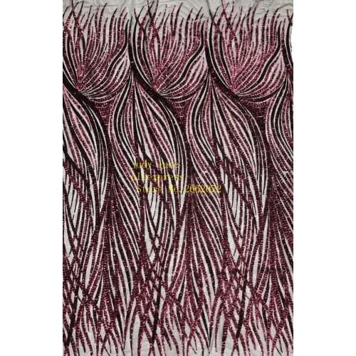 5yards/bag 3 color twisted line stripe embroidery sequins fashion fabric for wedding dress dress fashion design ST57