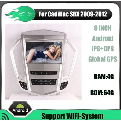 Touch Screen Android car Radio For Cadillac SRX 2009 2010 2011 2012 Car GPS Audio Multimedia Player Stereo receiver Head unit