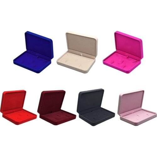 Velvet Jewelry Set Display Box Necklace Bracelet Trinket Storage Case Organizers