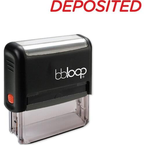 Bbloop Deposited w/Italic Round Style Font and Design Self-Ink