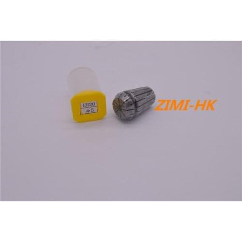 FREE SHIPPING 5mm ER20 Spring Collet for CNC Chuck Milling Lathe ER20 5 5-4