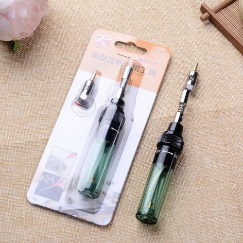 Cordless Gas Soldering Iron Electric Soldering Iron Gun Blow Torch Wireless Outdoor Cordless DIY Butane Gas Gun Solder Iron