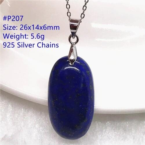 Natural Lapis Lazuli Pendant For Woman Men Water Drop Royal Blue Stone 32x20x8mm Beads Healing Necklace Pendant Jewelry AAAAA