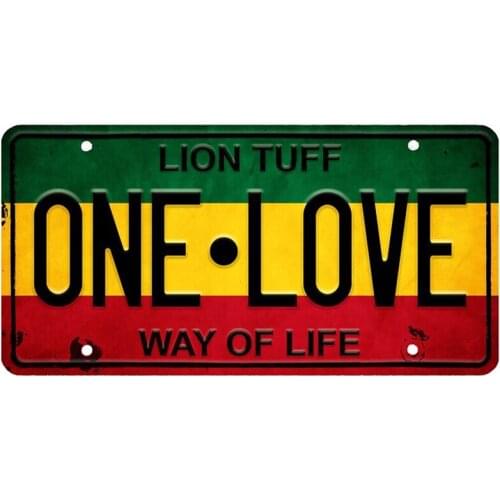 Colored Personalized Vintage License Plate Vinyl Car Stickers Refrigerator DIY Decal Surfboard Decoration Vinyl Sticker Kk13*7cm