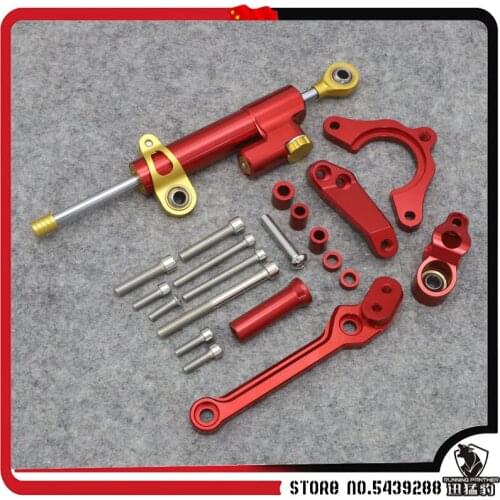 For Kawasaki Z900 Z 900 2017 2018 Stabilize Steering Damper Mount Bracket Motorcycle Steering Stabilizer Damper Mounting Z900