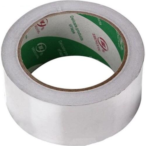 25m High Temperature Resistance Aluminum Foil Sealing Adhesive Tape For Waterproof Anti-electromagnetic Radiation Tapes