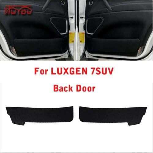 Tommia For LUXGEN 7 SUV 4pcs Car Inside Door Cover Scratch Protection Anti Kick Pads Mat