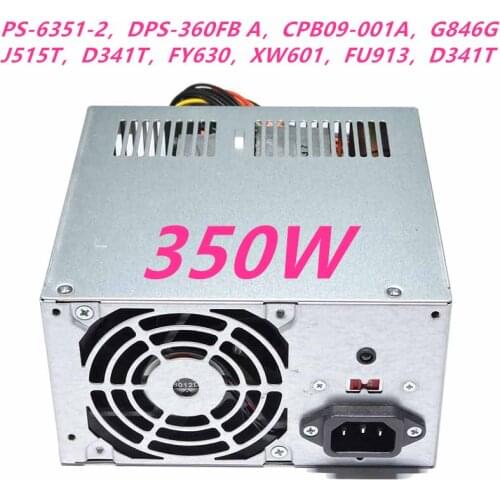 New PSU For Dell T1500 435 518 531 545 350W Power Supply PS-6351-2 DPS-360FB A CPB09-001A G846G J515T D341T FY630 FU913 D341T