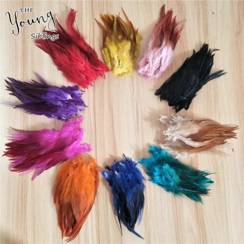 Wholesale natural pheasant feather 50pcs 10-15cm 4-6 inch rooster for decorating crafts dress feathers 500pcs / lot