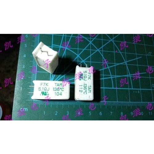 Original new 100% vertical cement resistance F7K 3.3RJ 5.1RJ 136 degree with temperature safety (Inductor)