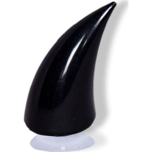 Retro Personality DIY Motorcycle Helmet Decor Horn Soft Plastic Motorbike Decor Y4UA