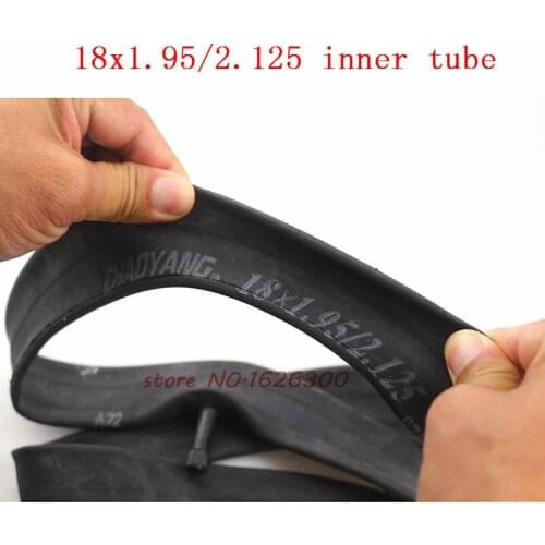 Super Inner Tube 18x1.95/2.125 with a Straight valve fits many gas electric scooters and e-Bike electric folding bicycle