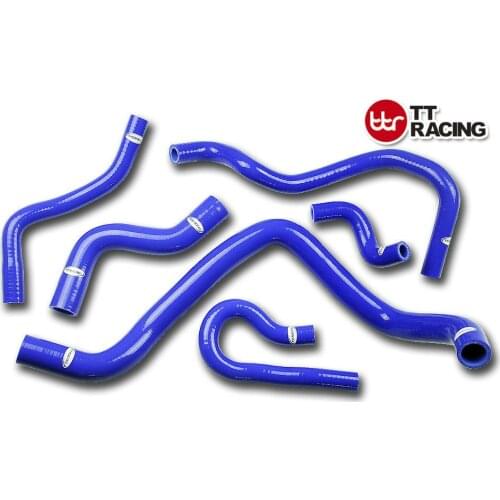 TT1303CBL- Honda Civic D15 D16 EG EK Silicone Radiator Hose Kit 92 93 94 95 96 97 98 99 00 BLUE