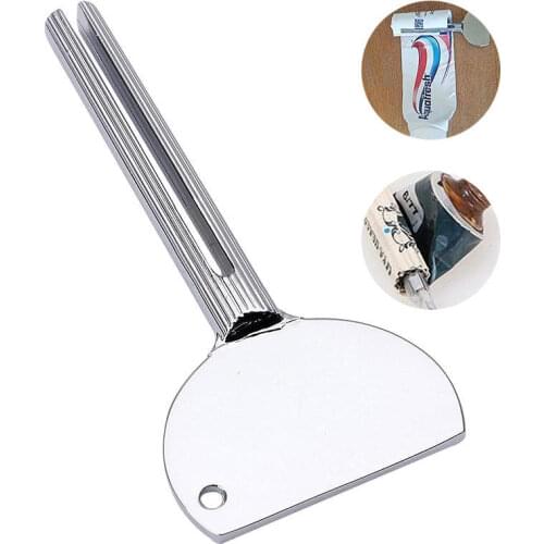 Aluminum alloy Toothpaste Squeezer Silver Salons Dye Paint Squeezer Bathroom Tool Hot sale 1pc Aluminum alloy Toothpaste Squeeze