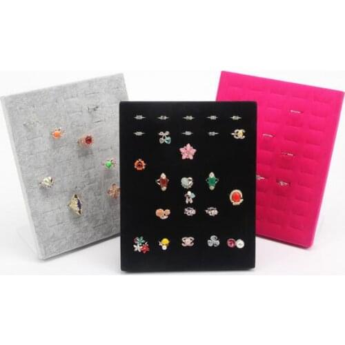 High Level Free Shipping L-shaped Rings Necklaces Jewelry Display Stand Shelf Showcase Fingers Rings Holder Stand Rack Stock