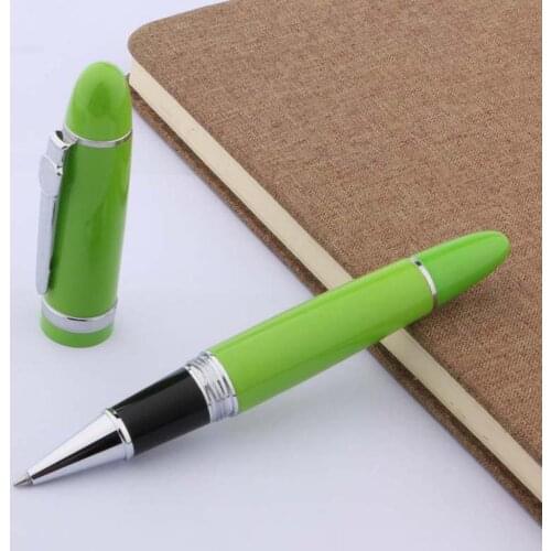 High Quality Jinhao 159 Green With Silver Clip Twist Rotate Screw Refill Metal Rollerball Pen