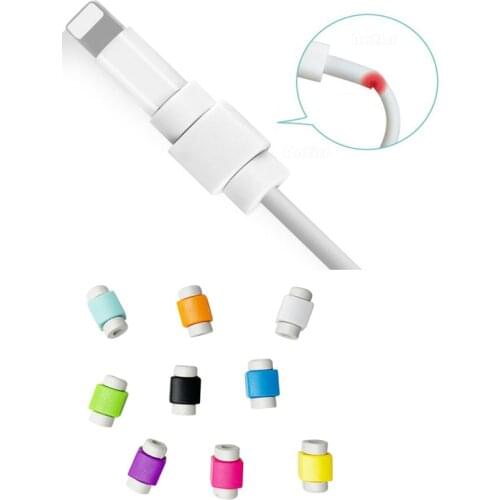 Charger Cable Data Protector Earphone Wire Cord Protection Cover Data Charger line Protective Sleeve For Apple iphone 6 7 8 plu