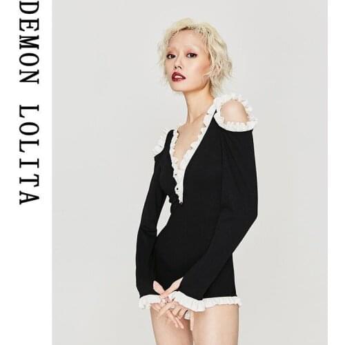 Womens Swimsuit Hot Spring Black Sexy Long-Sleeved Conservative New One-Piece Cover Belly Slim Swimsuit Casual Korea