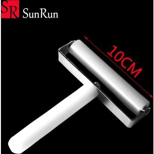 10cm White Silicone pasting roller for samsung for iPhone LCD screen film wheel refurbish