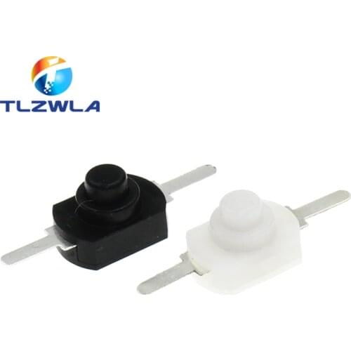 100PCS 12*8MM DC 30V 1A On Off Mini Push Button Switch for Electric Torch 1208YD Self Locking