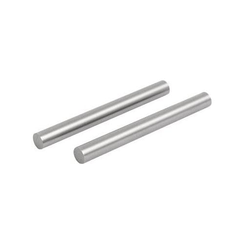 10mm Dia 100mm Length HSS Round Shaft Rod Bar Lathe Tools Gray 2pcs