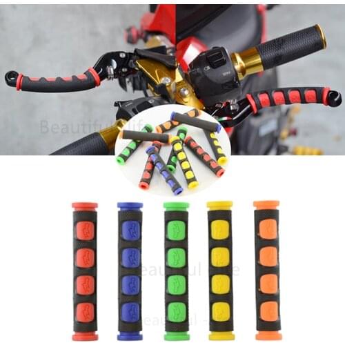 2021 Soft Anti-Slip Bicycle Durable Brake Handle Silicone Sleeve Motorcycle Protection Cover Protective Handlebar Accessories