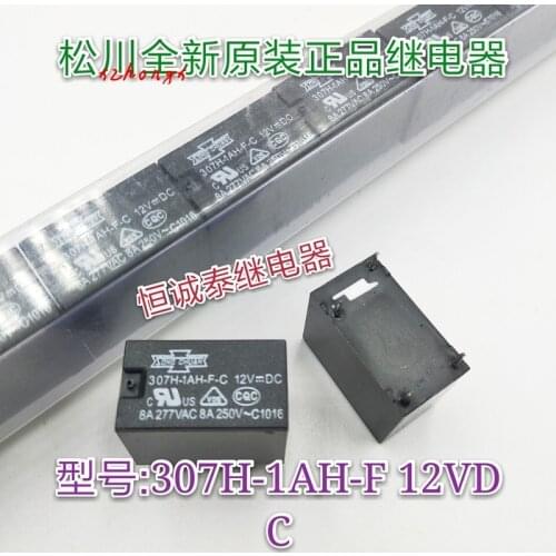 307H-1AH-F-C12VDC relay 8A4 pin