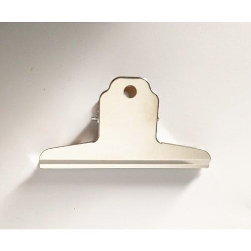 Free Shipping (6pcs/lot) 100mm Power metal Grip Clips silver Bulldog clip Stainless paper clip office supplies& stationery