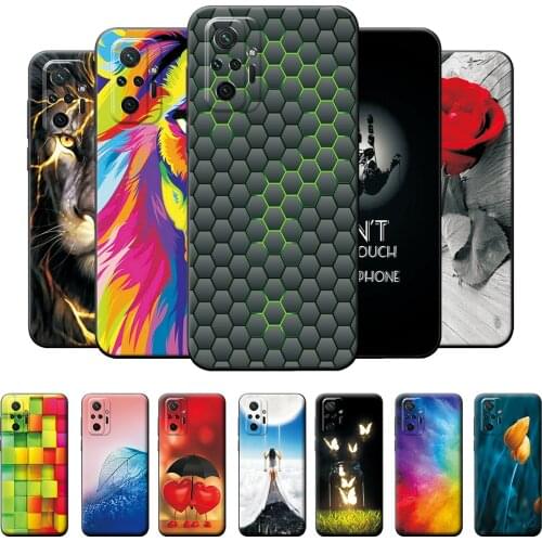 Case For Redmi Note 10 Pro Case Redmi Note 10 4G Phone Back Cover For Redmi Note 10S Soft Silicone Case For Xiaomi Redmi Note 10