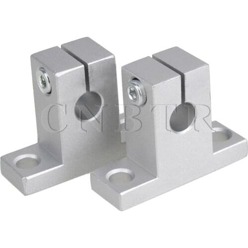 CNBTR SK8 8mm CNC Linear Motion Ball Slide Units Rail Support Guide Shaft Bearing Pack of 2