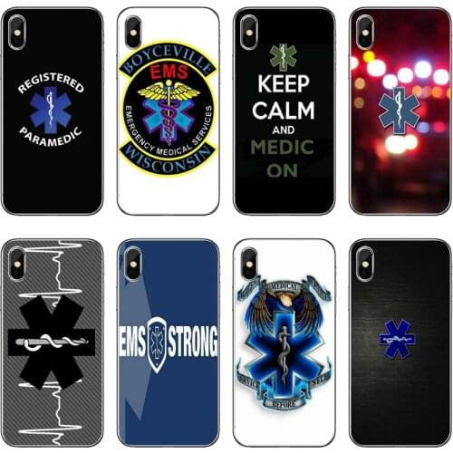 EMT EMS Medical Rescue Accessories Phone Case For Huawei P30 P20 Pro P10 P9 P8 Lite Y5 Y6 Y7 Y9 P Smart Plus 2018 2019