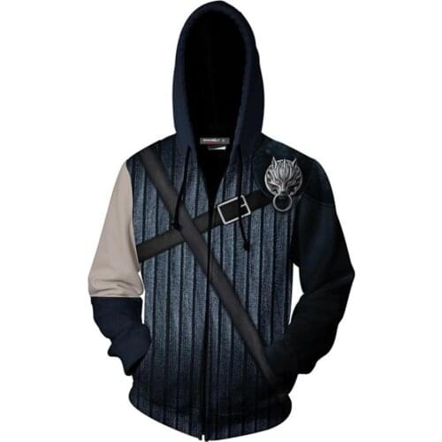 Final Fantasy Cosplay Hoodie 3D Print Hood Hoodie Sweatshirt Hoodie Coat Pullover