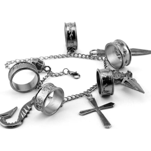 Cosplay Anime Hunterr-x-Hunterr Kurapika Bracelets Men Women Jewelry costume prop Bangle Bracelet Girl Boys Cos Hand Chain Gift