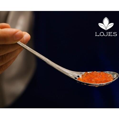 Stainless Steel Spherification Spoon Molecular Mixologist Slotted Bar Spoon