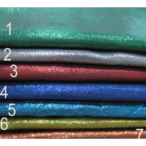 Metallic bronzing poly shiny fabric bag shoe curtain material 50cm*138cm
