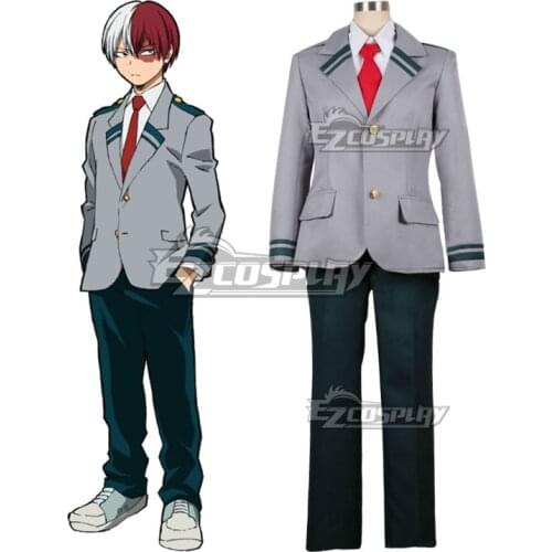 My Hero Academia Boku no Hero Akademia Shoto Todoroki Katsuki Bakugou Akademia Izuku School Uniform Cosplay Costume E001