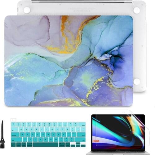 Newest marble pattern Case For Macbook Air Retina 11 12 13.3 15.4 Pro 15 16 2019 2020 A2179 A2141 A1932 Touch bar cover