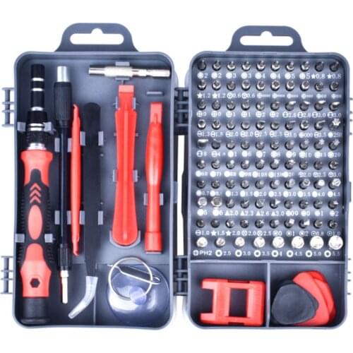 115 in 1 Phone Repair Kit/Screwdriver kit/Easy carry combination tool kit/Multiple combinations/Repair tool set