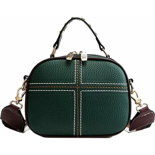 2020 new Korean version of the wild personality explosion models girls fashion shoulder slung square bag