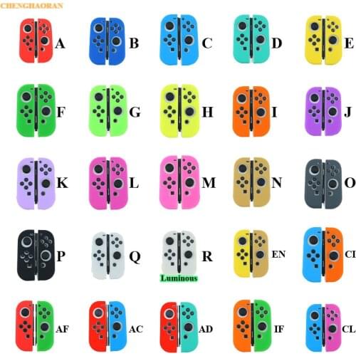 Solid color 18colors Case for Nintend Switch Joycon Cover Soft Silicone Case for NS Switch Controller Grip Joy-con Cover