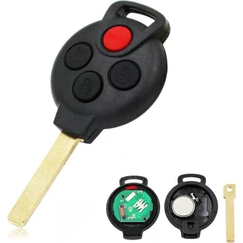 XRSHKEY 2PCS/Lot Remote Key 4 button with 315MHZ with 46 Chip for Merced Sm*rt 2005-2015 Car Remote Controller
