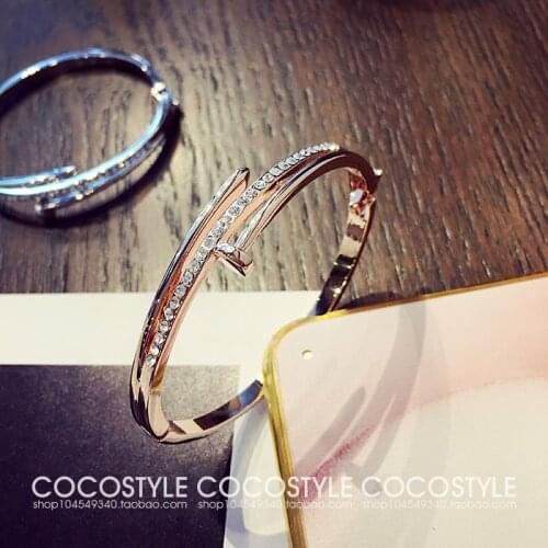 Sale 2021 NEW Direct Selling Party Trendy CZ New Bangle Crystal from Swarovskis Fit DW Charms Bracelet For Women Jewelry