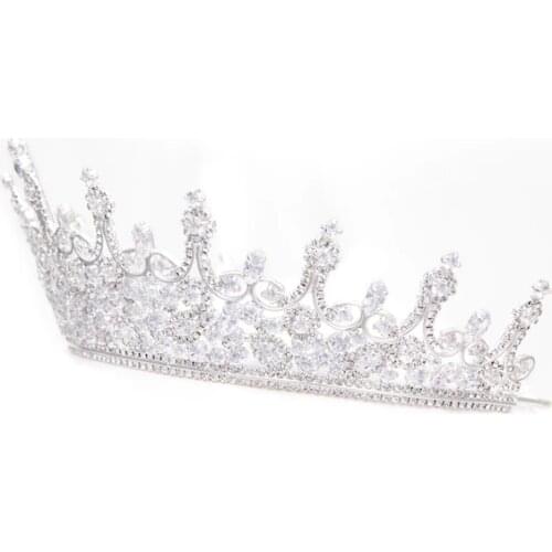 Luxury Handmade Wedding Crown Hair Jewelry Bridal Headpiece Crystal Tiaras Bride Party Crowns Wedding Hair Accessories