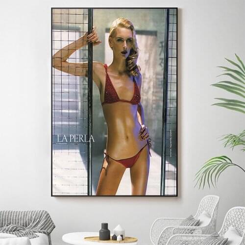 Silk Cloth Wall Poster Kim Iglinsky Sexy Model Star Art Home Decoration Gift