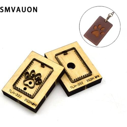 SMVAUON Scrapbooking Wooden Die Cutting Diy 2020 Customizable Cat palm Chest card Card bag Dies Fille Suitable for big shot
