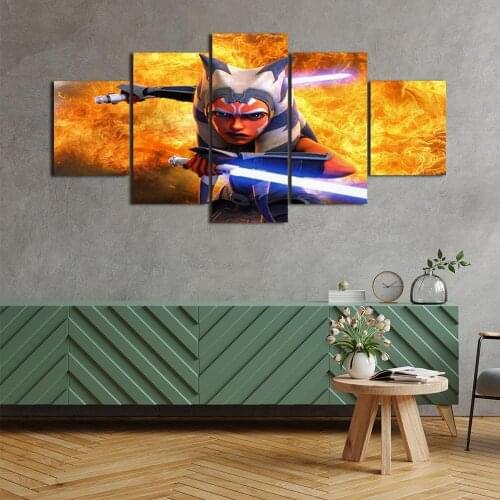 Modern Canvas Painting War Posters and Prints Wall Art Picture for Living Room Home Decor with Frame